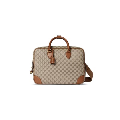 GUCCI GG EMBLEM MEDIUM BRIEFCASE 821149 (40*30*6cm)
